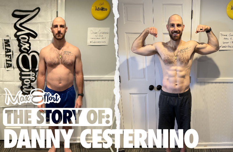 Danny Cesternino — before and after transformation