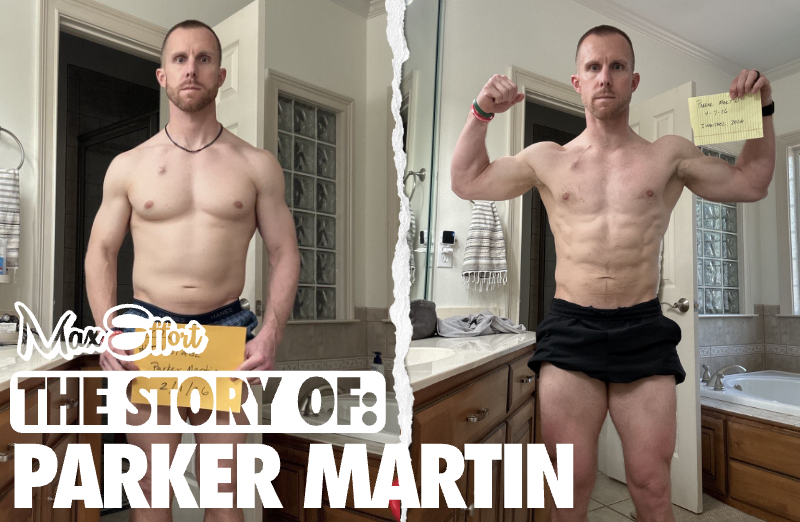 Parker Martin — before and after transformation